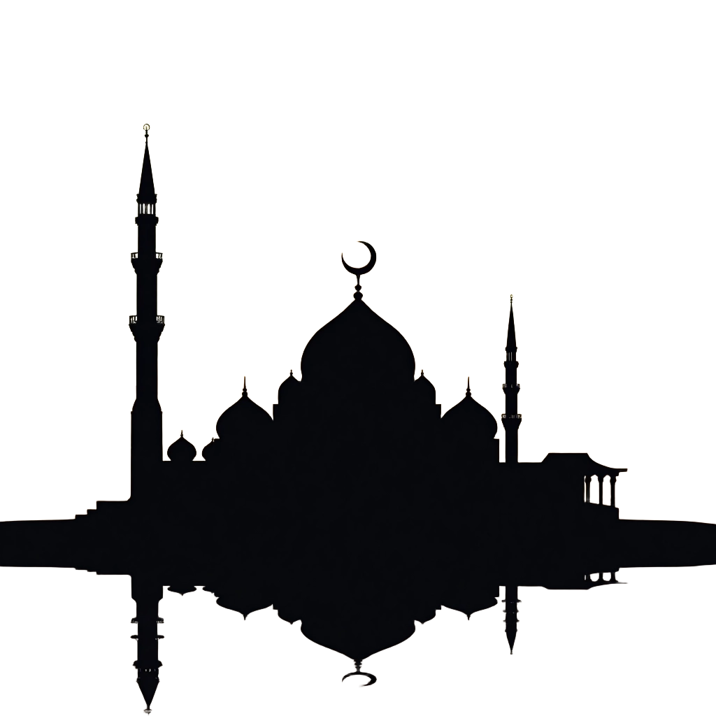 Silhouette of a Mosque